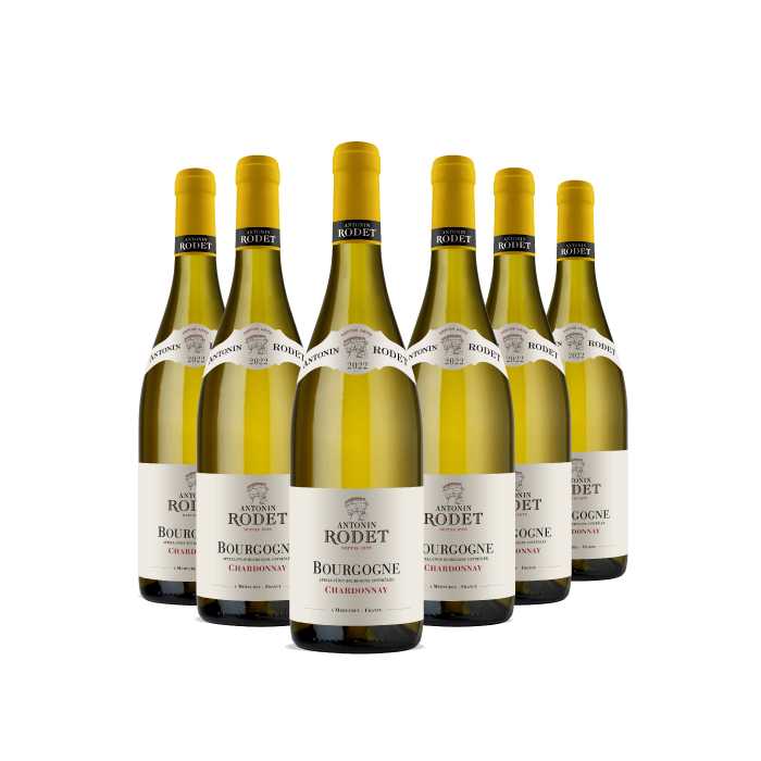 Carton de 6 Bourgogne Chardonnay 2022 Blanc - Antonin Rodet