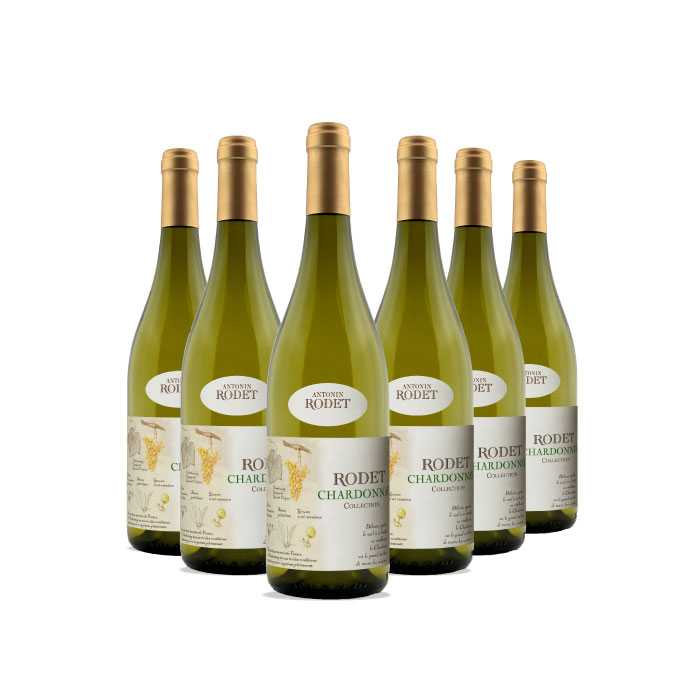 Carton de 6 Vin de France Chardonnay 2021 blanc - Antonin Rodet